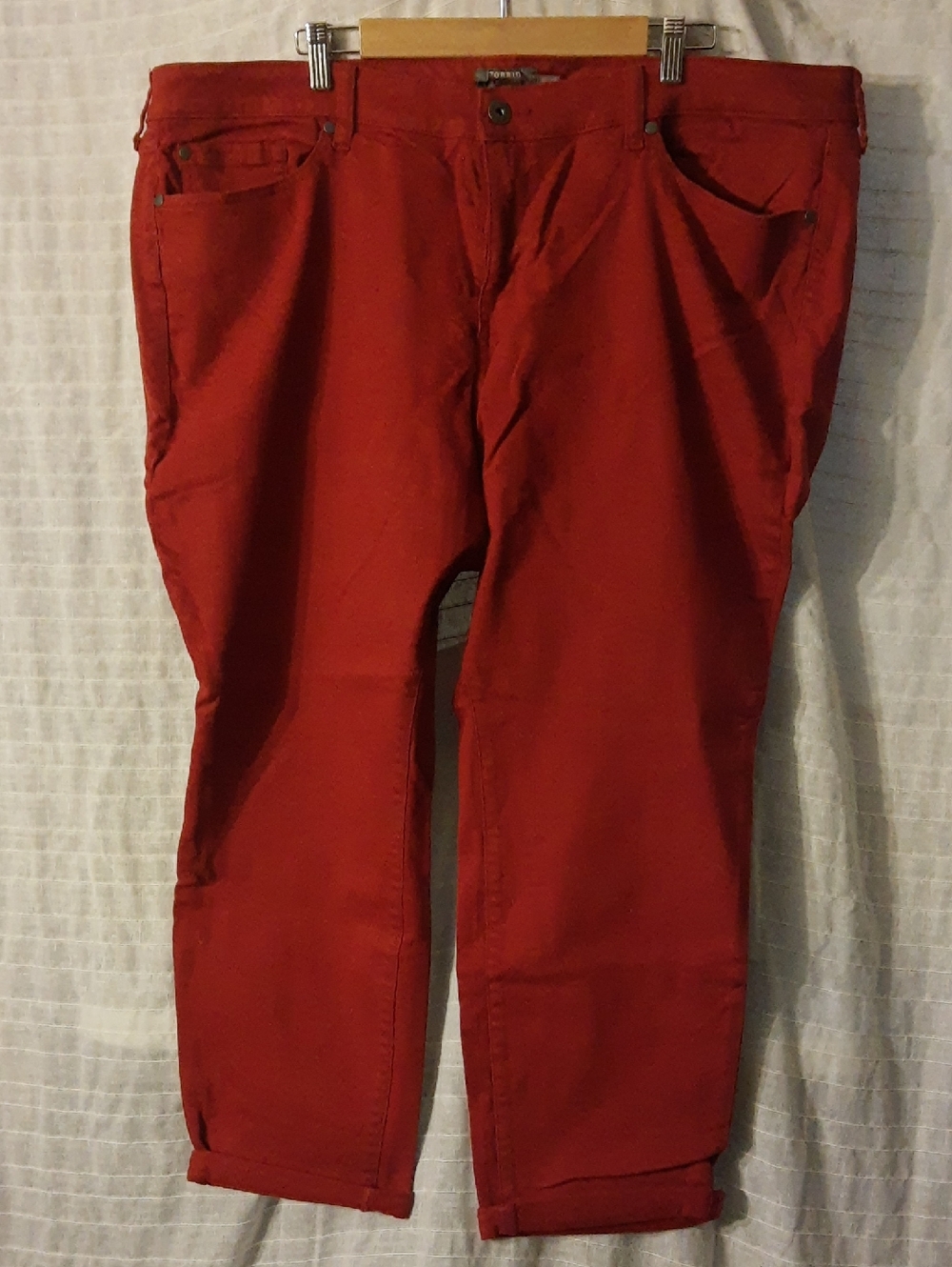 torrid Red Straight Leg Women’s Jeans